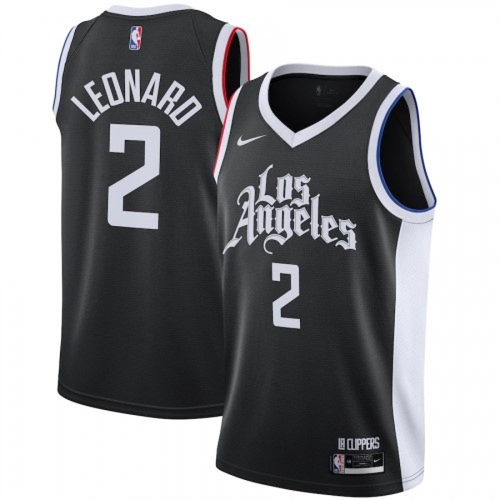 Men's LA Clippers Kawhi Leonard #2 Black 2020/21 Swingman Player Jersey – City Edition-Pro Kit Vault | Brand New 26/27 Sports Jerseys